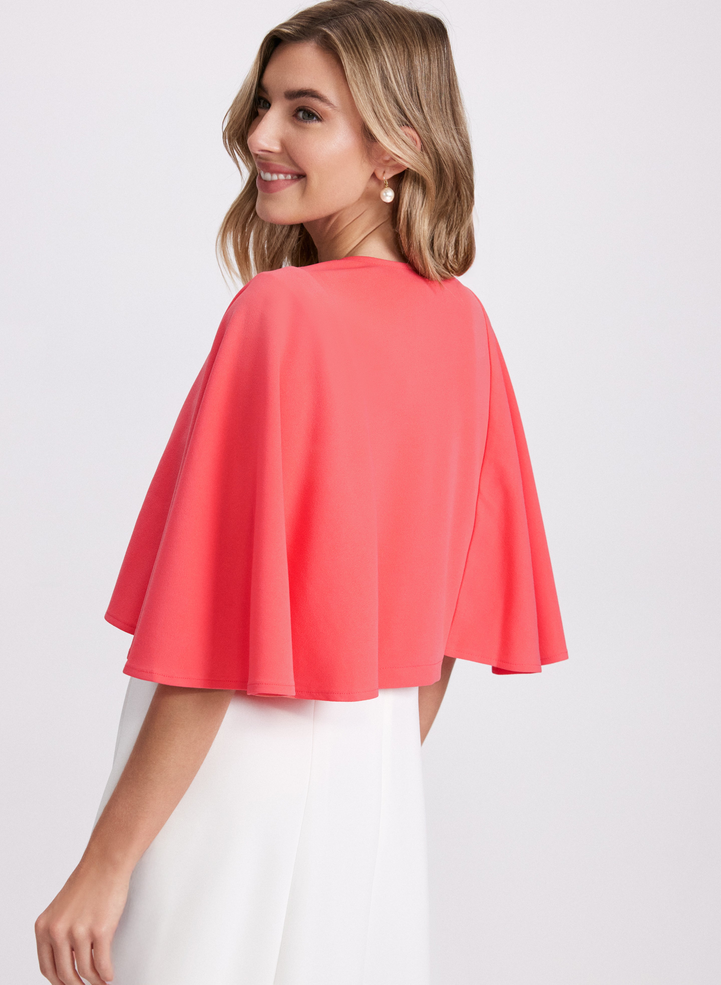 Elegant Elbow Sleeve Bolero for Women - Lace Crochet Cover Up - Perfect for Weddings, Parties & Evening Dresses