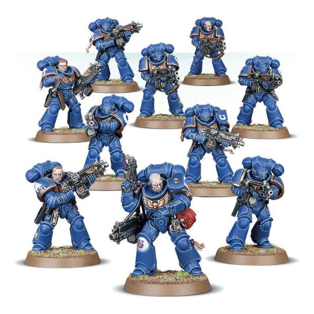 Warhammer 40,000 Intercessors Space Marines Miniatures - Tabletop Wargaming Army Set for Warhammer 40K Battles & Collection Display