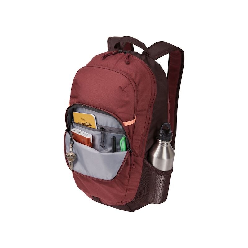 Thule Achiever Laptop Backpack for 15.6 Inch Notebook - Durable Travel & Business Bag with Padded Compartment (Red) - Perfect for Commuting, Work & School
