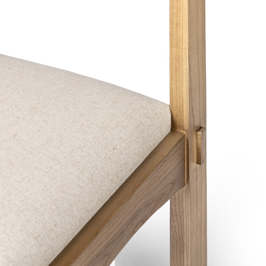 Crofton Dining Chair - Antwerp Natural Wooden Dining Room Chair for Kitchen, Dining Table, and Home Decor