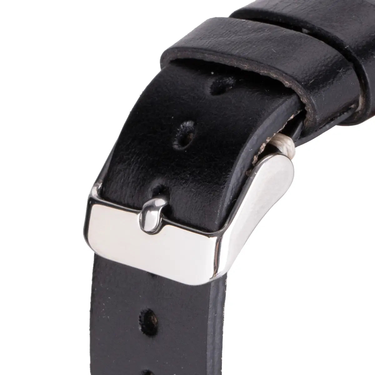 Premium Black Leather Cuff Strap for Apple Watch - Pulsar Design - Compatible with All Apple Watch Series (38mm/40mm/41mm & 42mm/44mm/45mm/49mm) - Perfect for Business, Casual & Formal Occasions