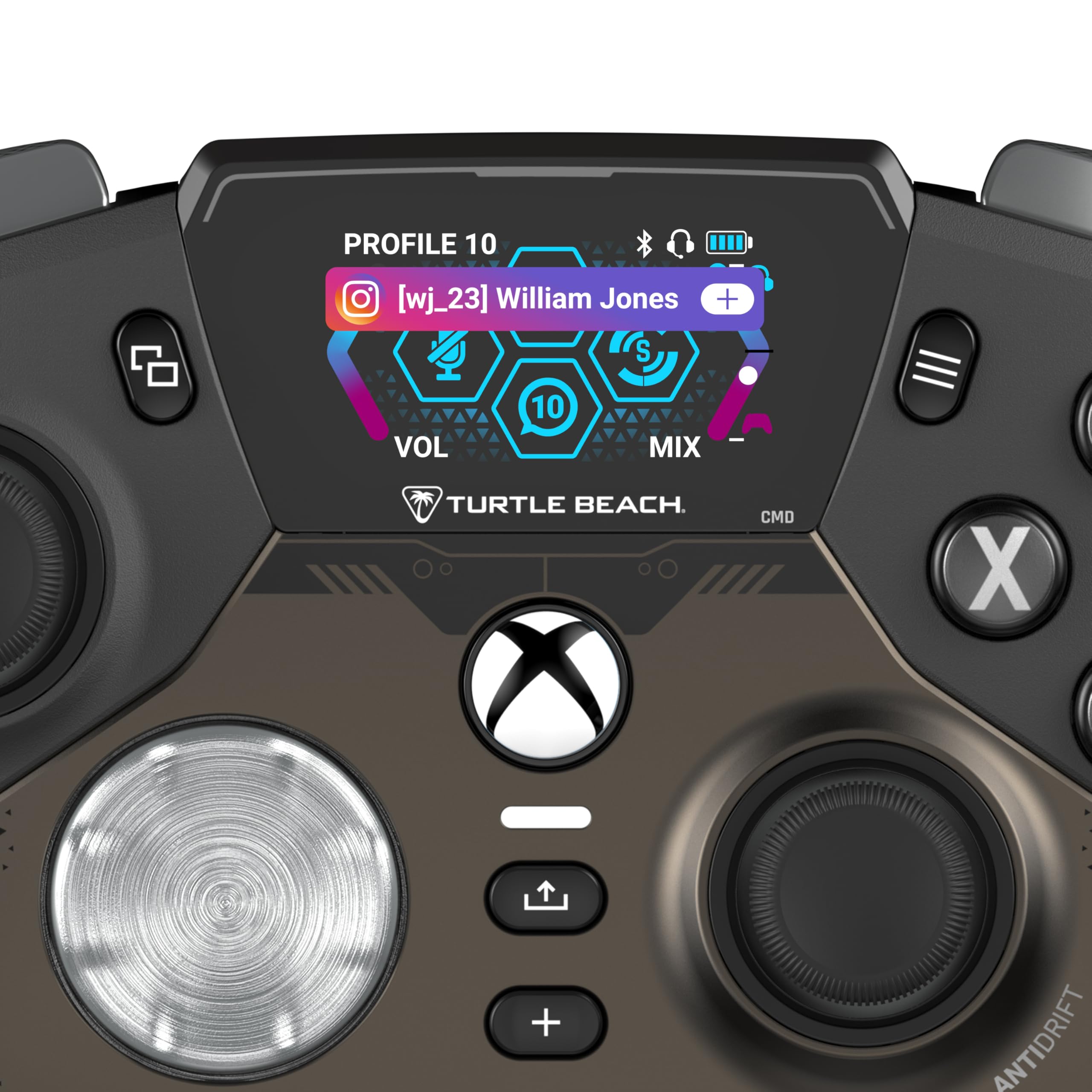 Turtle Beach Stealth Ultra Wireless Gaming Controller for Xbox Series X|S, Xbox One, PC & Android - LED Dashboard, RGB Lighting, 30-Hr Battery, Bluetooth - Perfect for Competitive Gaming & Streaming (Black)