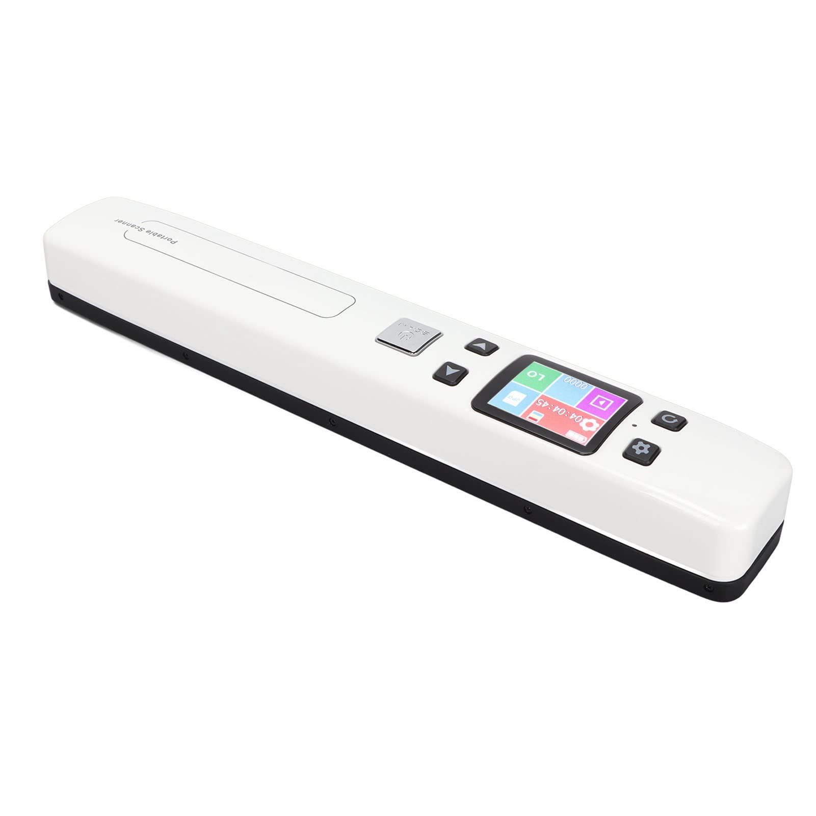 High-Resolution Portable Photo Scanner - 300/600/1050DPI JPEG & PDF A4 Document Scanner (White) | Perfect for Digitizing Old Photos, Scanning Documents, and Archiving Family Memories at Home or Office