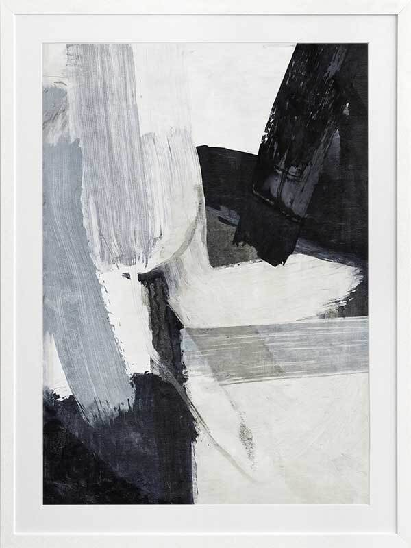 Darkened Silhouettes Framed Wall Art Print - Modern Home Decor for Living Room, Bedroom & Office