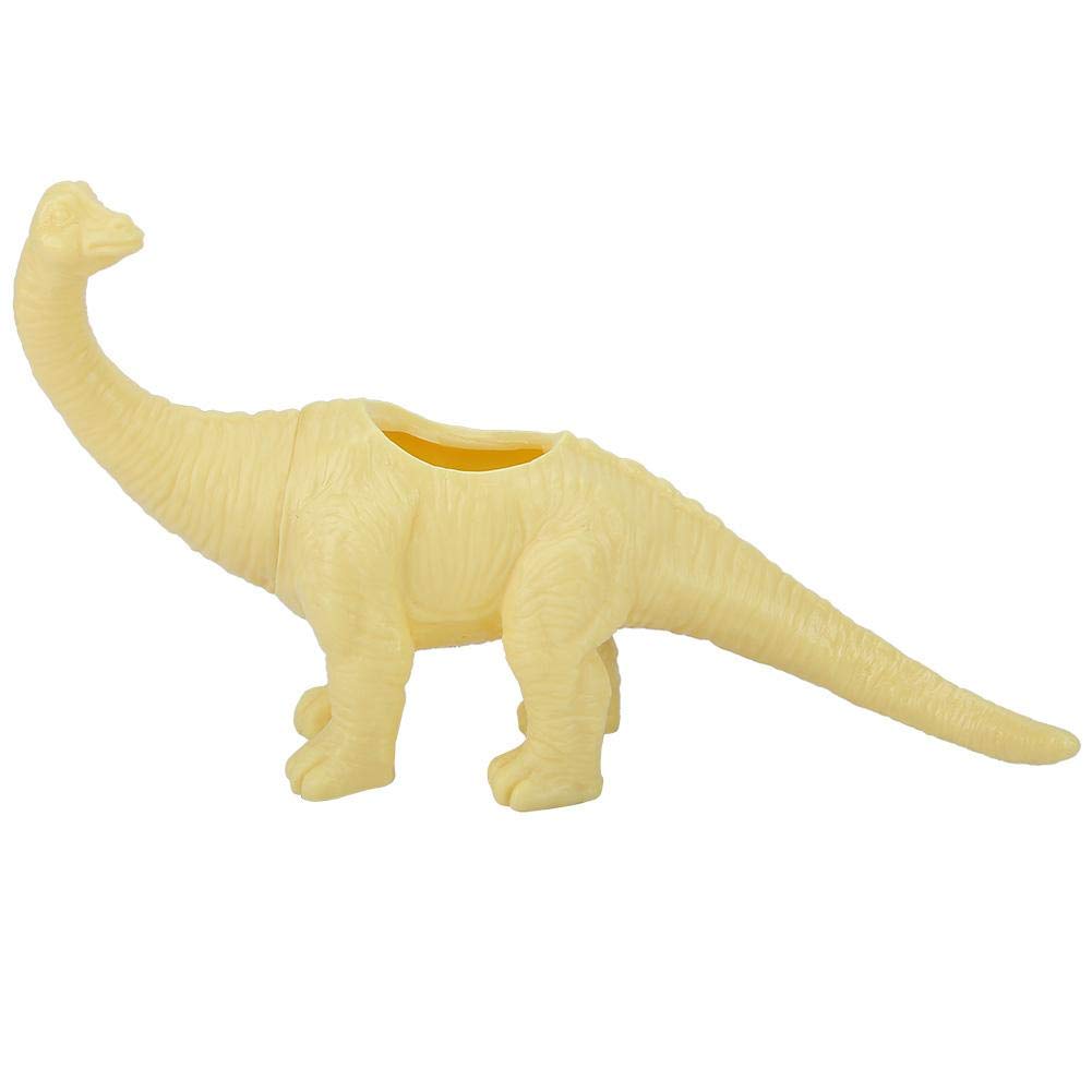 Dinosaur Succulent Planter Pot - Cute Animal Flower Pot for Cactus & Succulents, Yellow Home & Garden Decor for Indoor Plants, Windowsill, Office Desk Decor