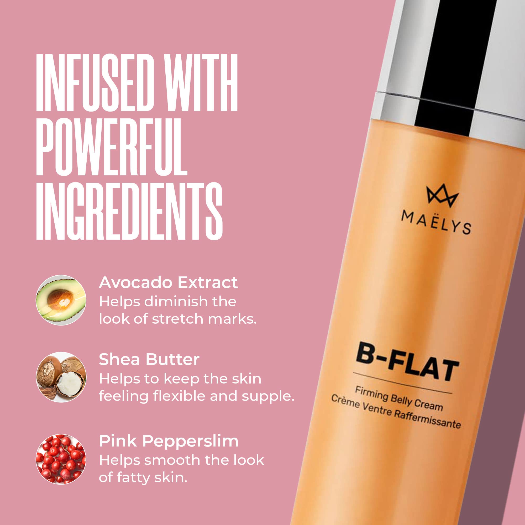 MAËLYS Body Firming & Smoothing Bundle – Skin Tightening & Cellulite Treatment for Women – Perfect for Post-Pregnancy & Weight Loss Body Care