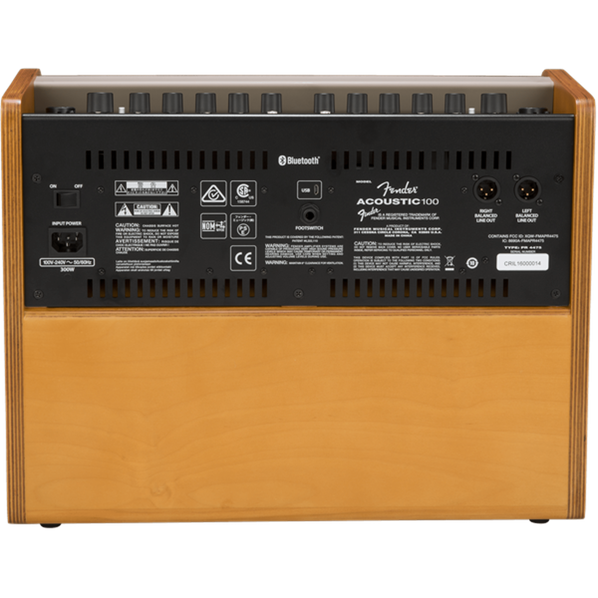 Fender Acoustic 100 Guitar Amplifier - 100W Acoustic Electric Guitar Amp with 2-Channel Input, Reverb & XLR Out - Perfect for Live Performances, Studio Recording & Home Practice
