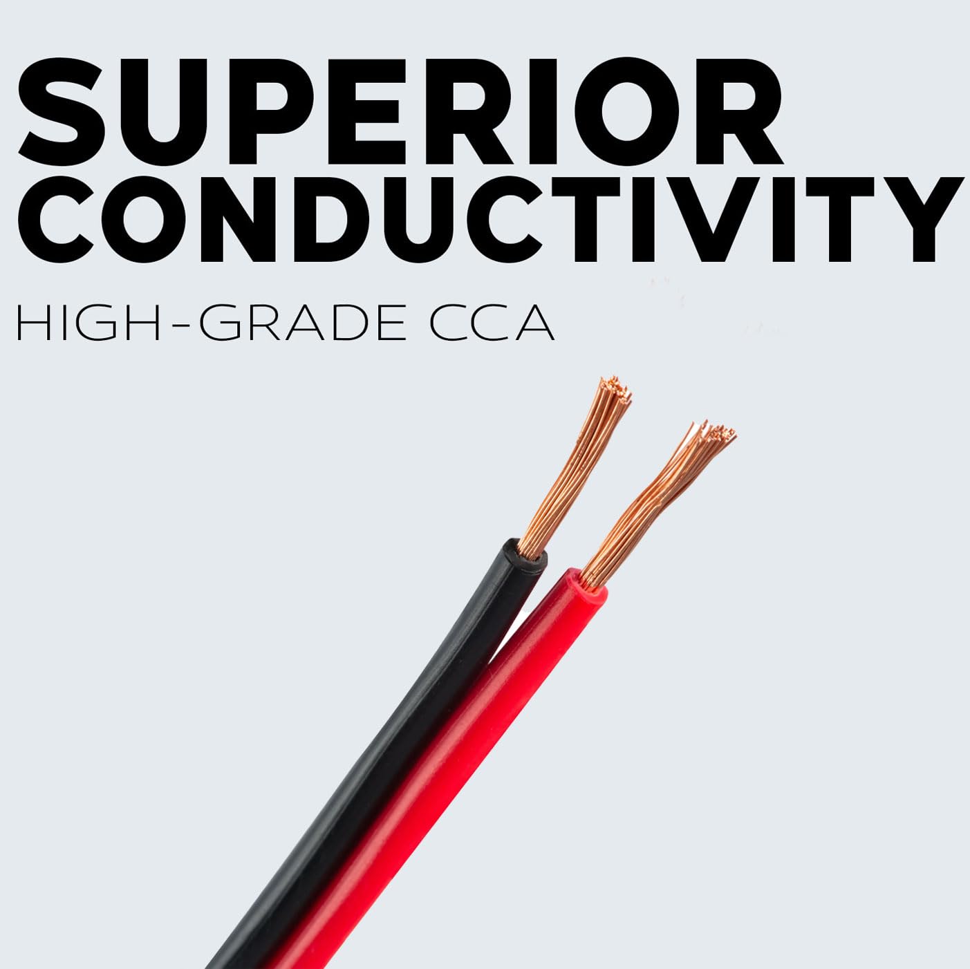 AUDIOPIPE 12 Gauge 500ft Speaker Wire - Red & Black Primary Bonded Stranded Cable for Car Audio, Home Theater, Trailer Wiring | Durable Oxygen-Free Copper for Clear Sound in Automotive & Home Entertainment Systems