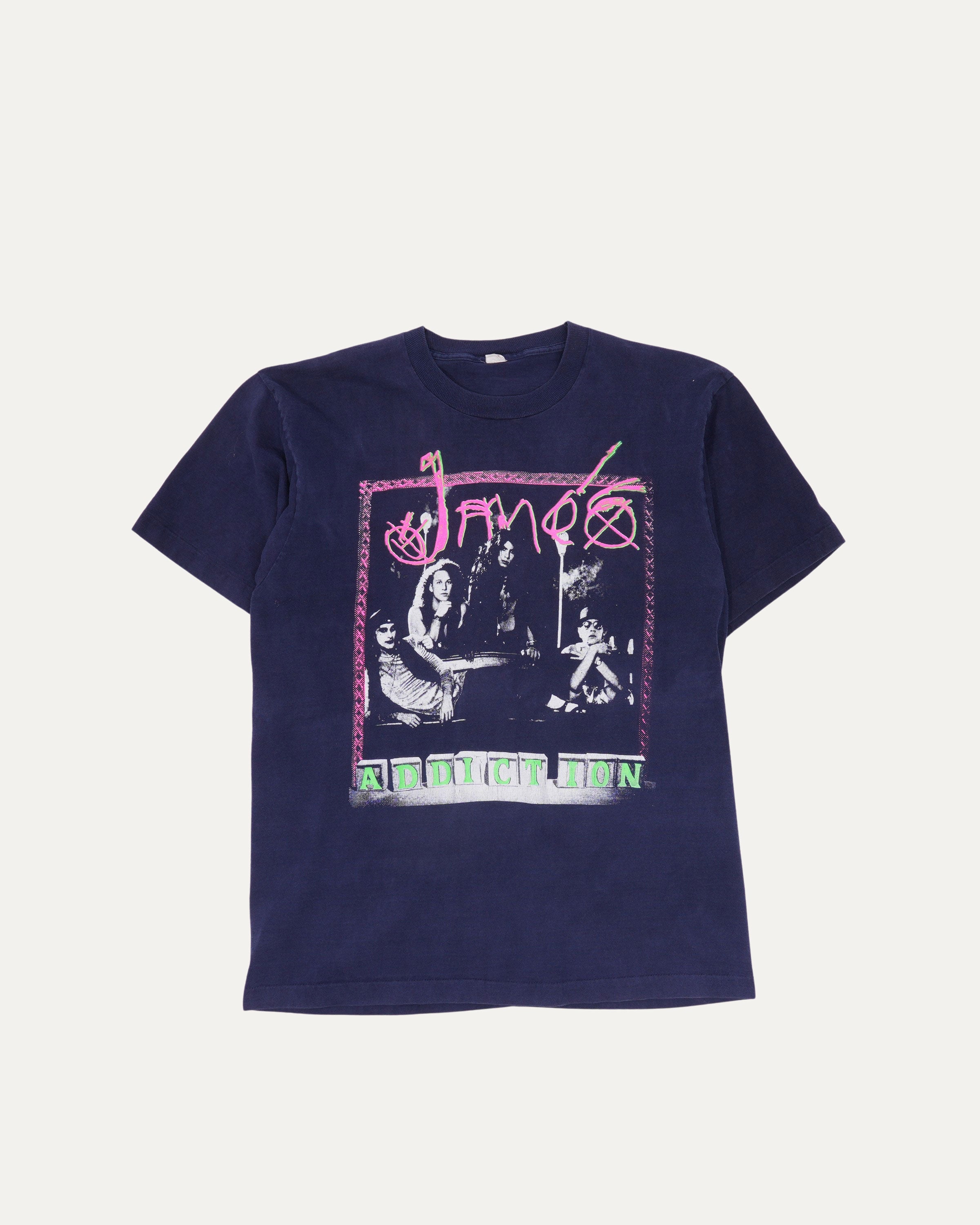 Vintage 1991 Janes Addiction Lollapalooza Tour T-Shirt - Retro Band Tee for Music Fans & Concert Goers - Perfect for Concerts, Festivals & 90s Throwback Outfits