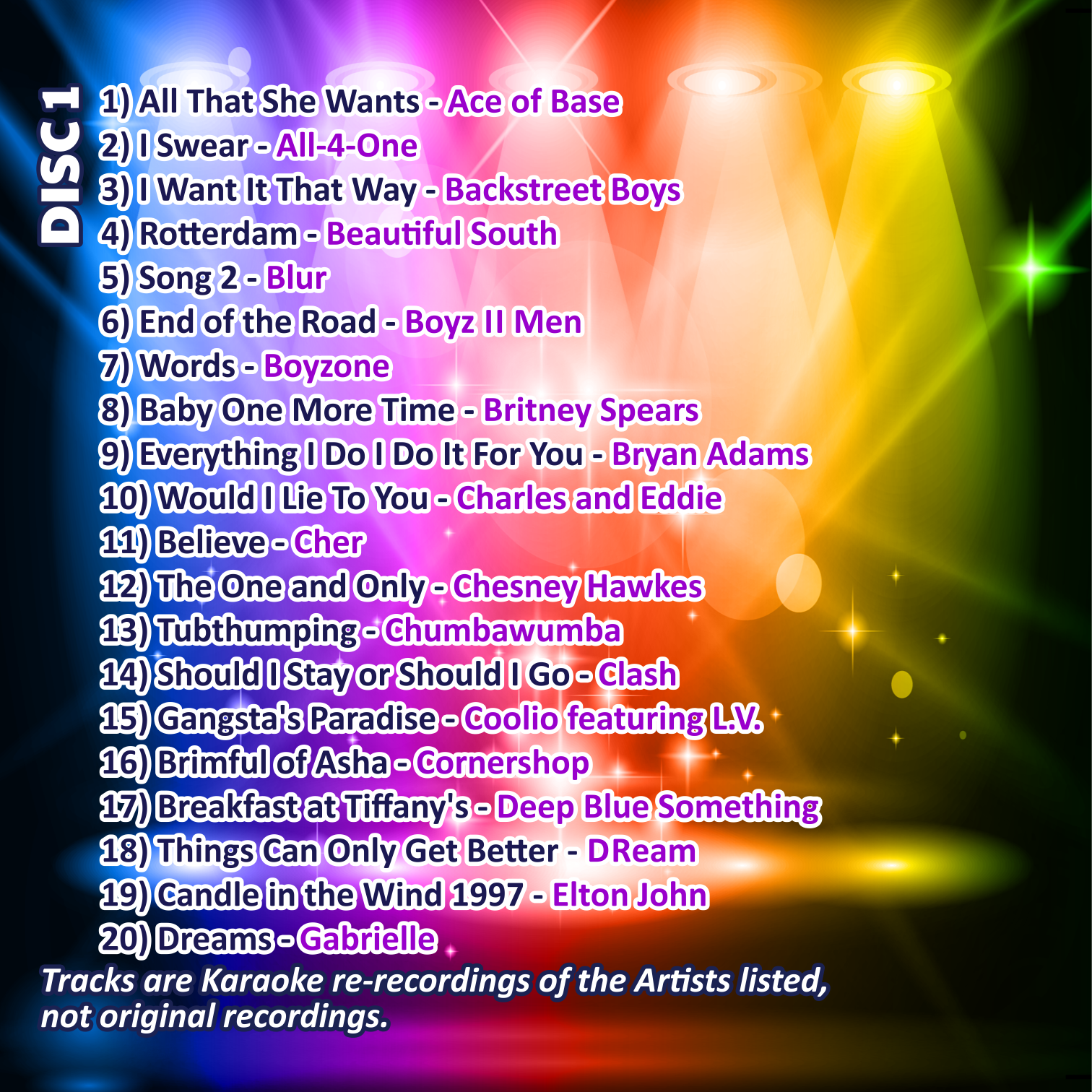 Mr Entertainer Big Karaoke Hits of the 90's - Best 90s Karaoke Songs for Parties, Home Singing & Entertainment