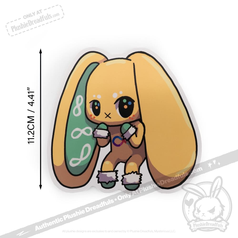 Plushie Dreadfuls Vinyl Sticker Pack Vol. 2 - Cute Kawaii Stickers for Laptops, Water Bottles & Journals - Perfect for DIY Crafts, Scrapbooking & Gift Decoration