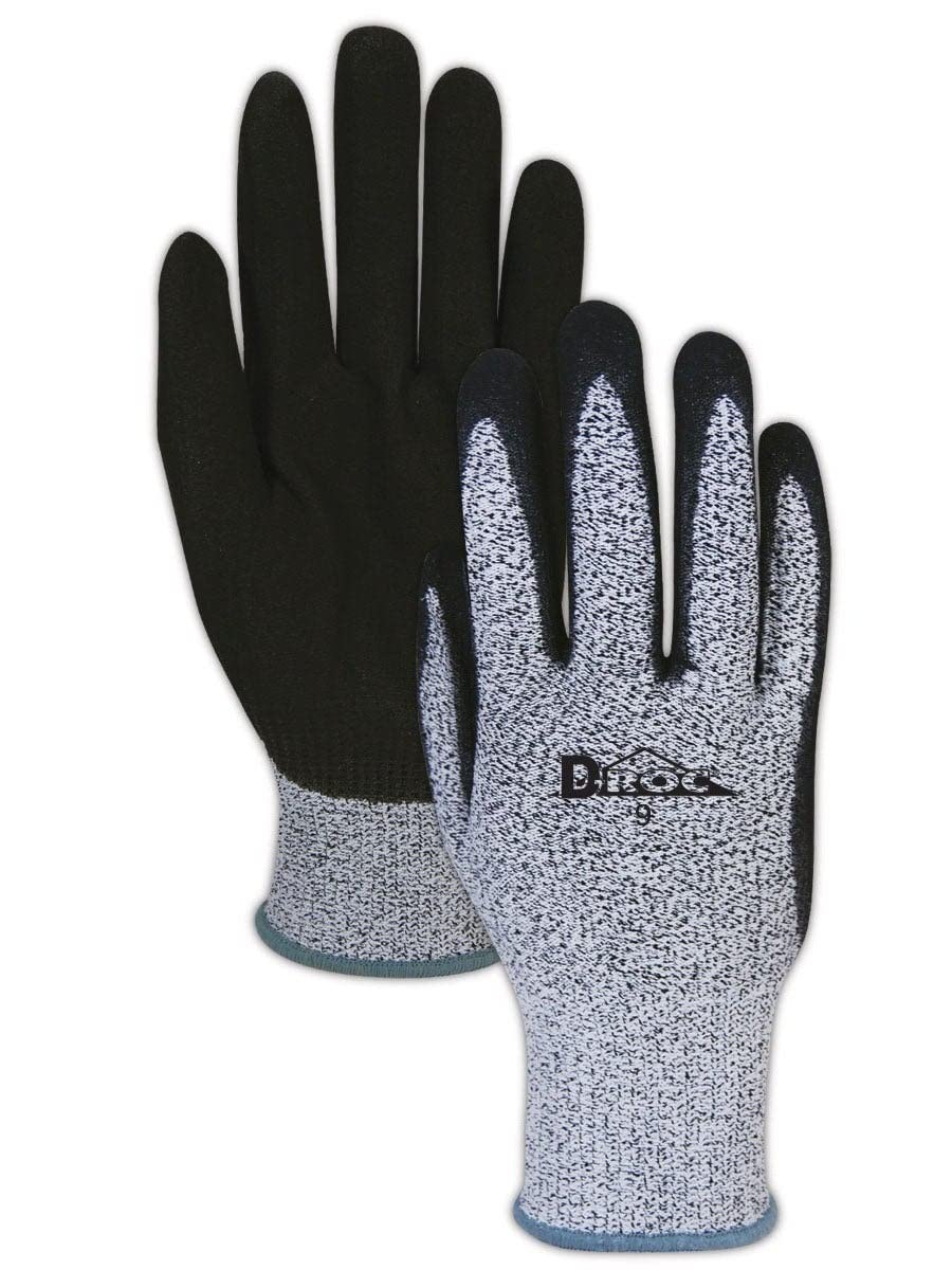 Magid HPPE Blend Cut Resistant Gloves - 1 Pair, Size Medium (ROC33T) - Ideal for Food Processing, Construction & Industrial Safety Work