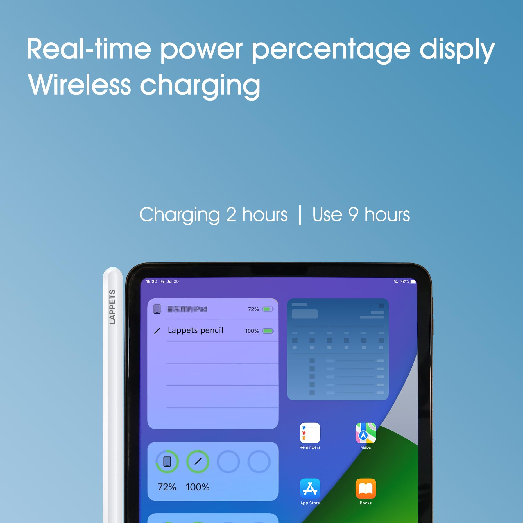 Apple Pencil 2nd Generation with Palm Rejection & Magnetic Wireless Charging - Stylus Pen for iPad Pro 11/12.9 Inch, iPad Air 4th/5th Gen, iPad Mini 6th Gen - Perfect for Drawing, Note-Taking & Professional Design