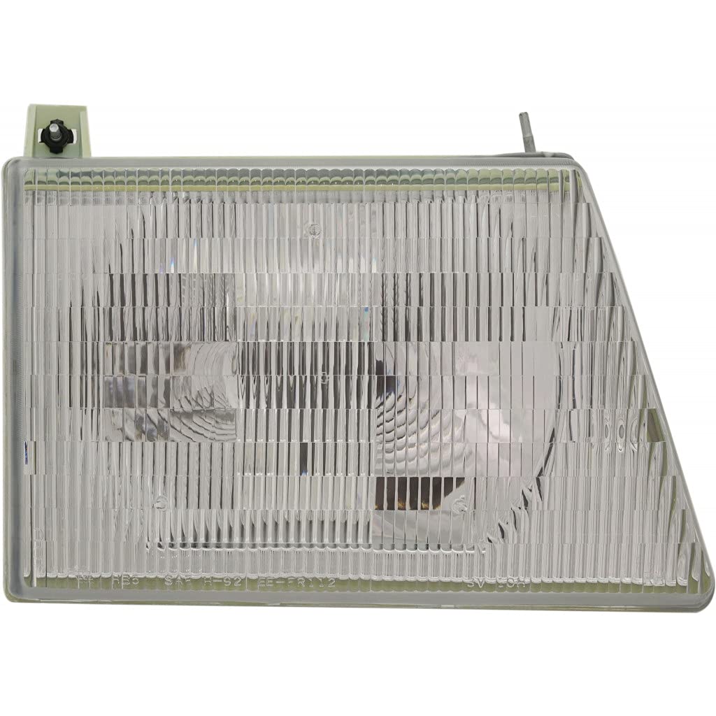 1999-2002 Ford E-350 Econoline Club Wagon Passenger Side Headlight Assembly - Composite Type (Part #FO2503153, 6C2Z13008AA) | Replacement for Damaged Headlights | Perfect for Night Driving & Enhanced Road Safety
