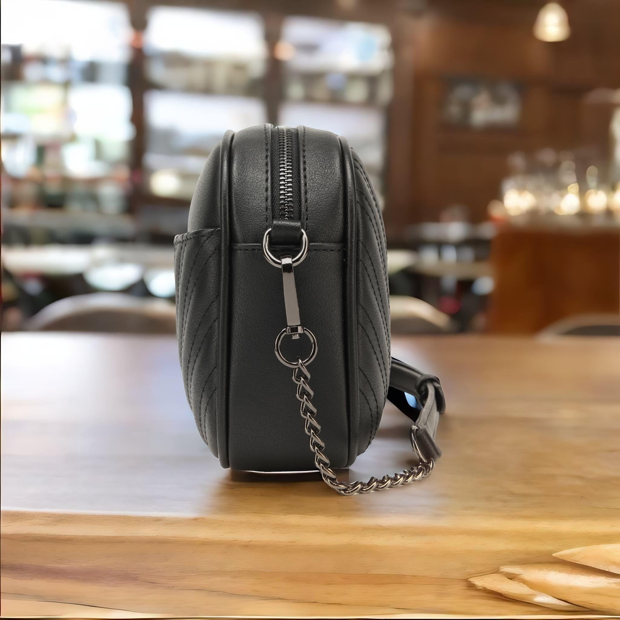 Lola Mae Quilted Crossbody Bag for Women - Stylish Shoulder Purse with Trendy Design - Perfect for Everyday Use, Travel & Shopping