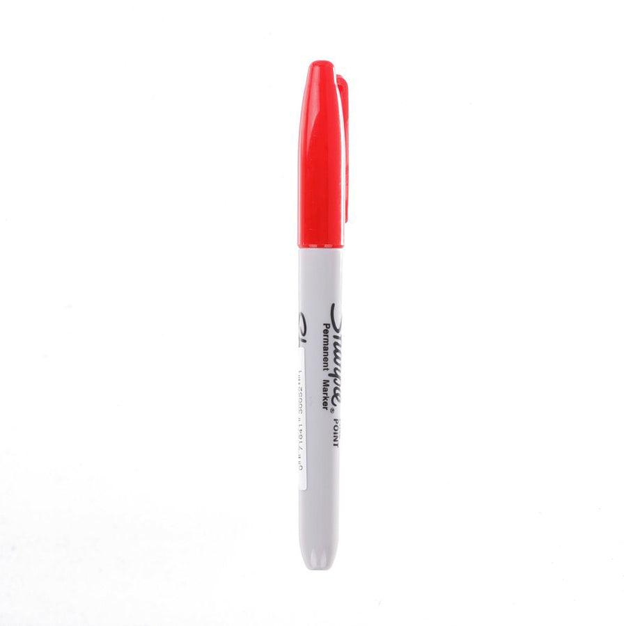 SHARPIE Fine Point Permanent Markers, Red (12-Pack) - Bold & Long-Lasting Ink for Office, School, Art & DIY Projects