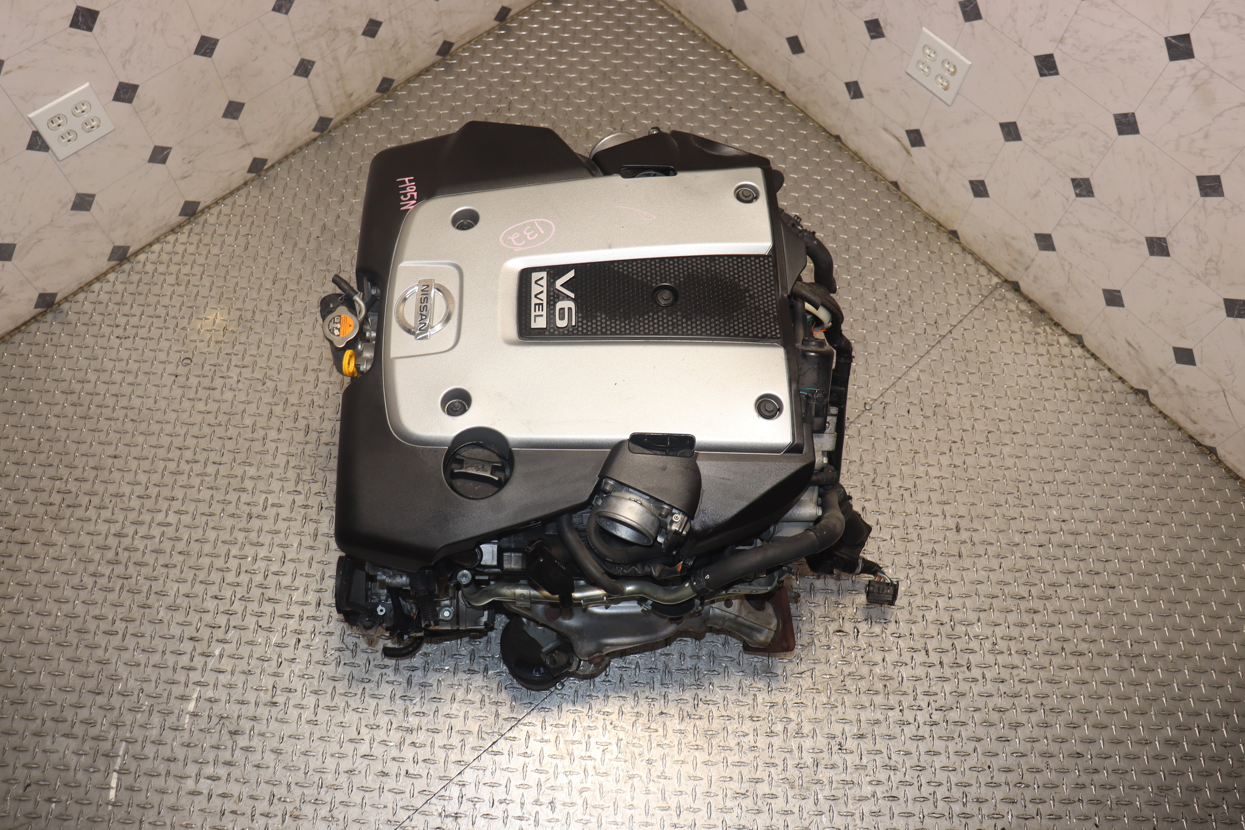 JDM VQ37VHR Engine 3.7L High Rev Motor - Compatible with 2009-2019 Nissan 370Z, 2009-2017 Infiniti G37, 2011-2013 M37 & FX37 (VVEL Technology) - Perfect for Performance Upgrades & Engine Replacement