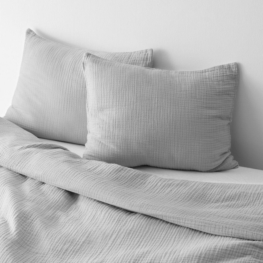 Organic Cotton Gauze Pillow Shams - Soft & Breathable Bedding for a Comfortable Sleep - Perfect for Home, Hotel, and Guest Room Decor