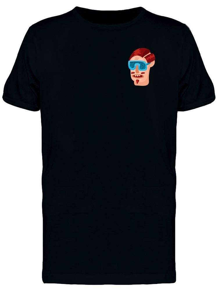 Smartprints Men's Graphic T-Shirt with Sunglasses Doodle Design - Casual Streetwear for Summer Outfits & Urban Fashion