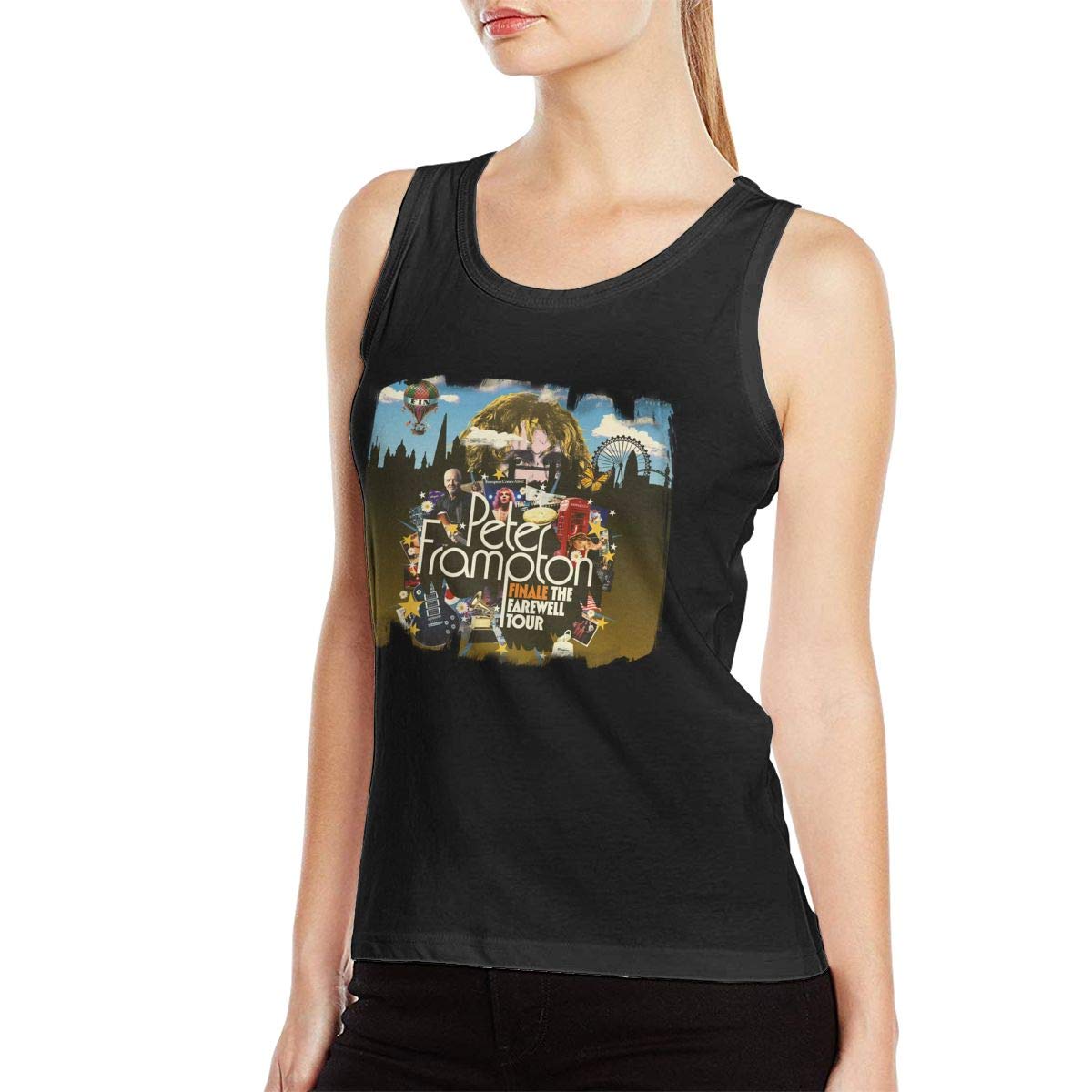 LisaDGochenour Women's Cotton Tank Top - Sleeveless Fitness T-Shirt for Workout, Yoga & Casual Wear