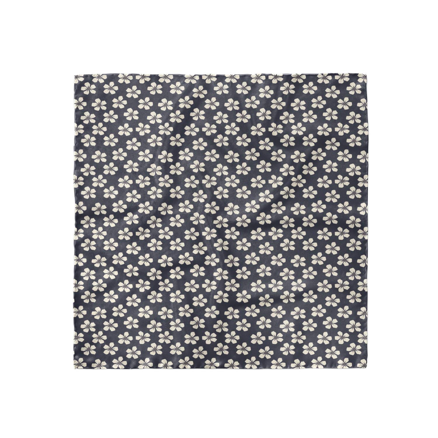 Ambesonne Floral Head Scarf - Cherry Blossom Print Hair Wrap for Women, Boho Bandana & Headband - Perfect for Beach, Yoga, and Summer Fashion Accessories