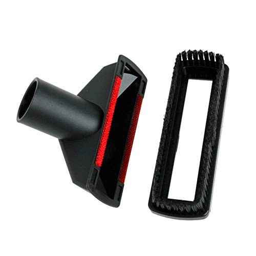 32mm Plastic Dust Collector Head for Vacuum Cleaner - Floor Hair & Dusting Brush for Carpets, Hardwood Floors & Pet Hair Removal - Ideal for Home Cleaning & Car Detailing