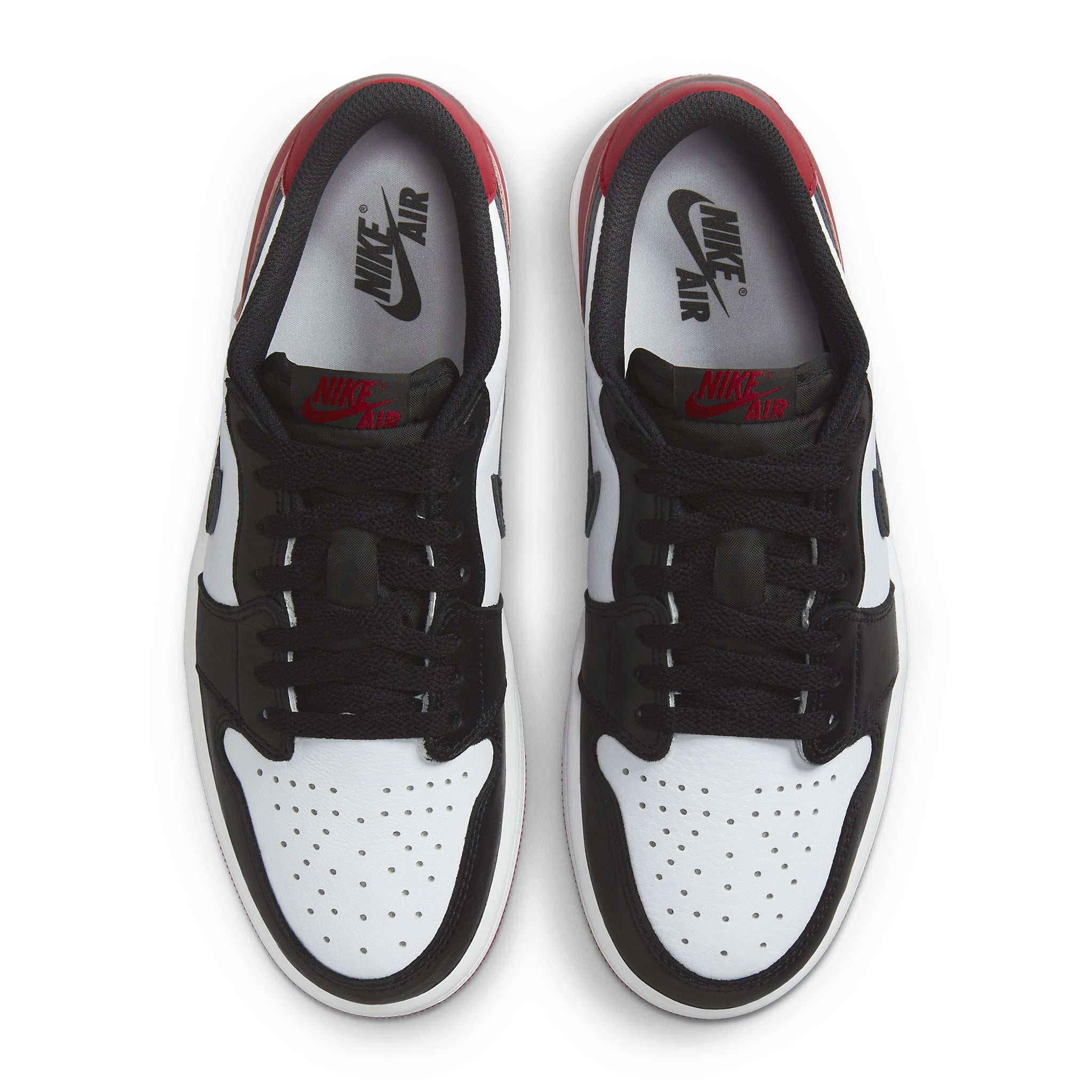 Air Jordan 1 Low Black Toe Sneakers - Men's Basketball Shoes for Casual Wear & Street Style | Perfect for Sports, Gym, and Everyday Fashion