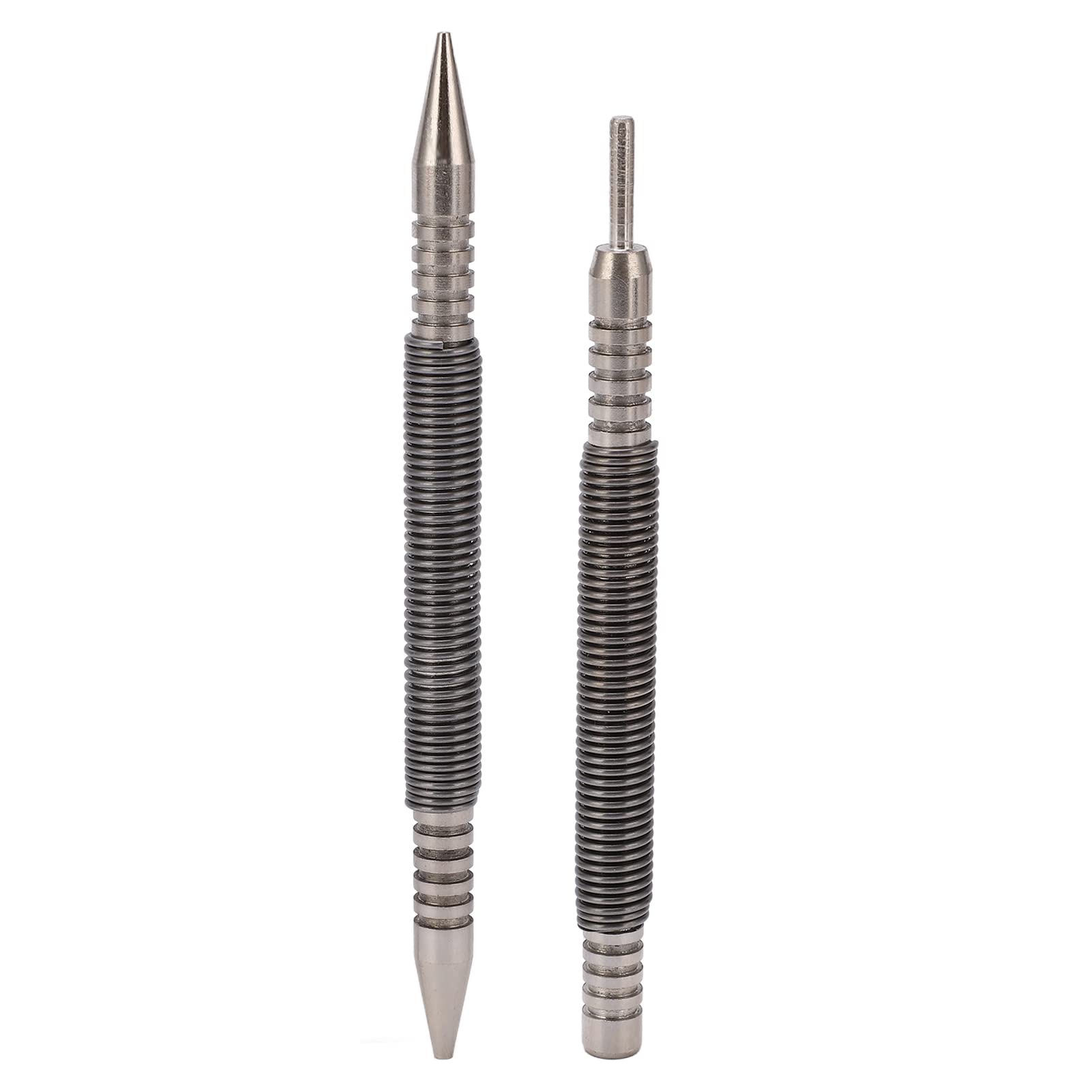 EXCLUZO Spring Nail Set - 2-Piece 3500PSI Carbon Steel Hinge Pin Punch Kit for Professional & Home Use | Perfect for Marking, DIY Projects & Automotive Repairs