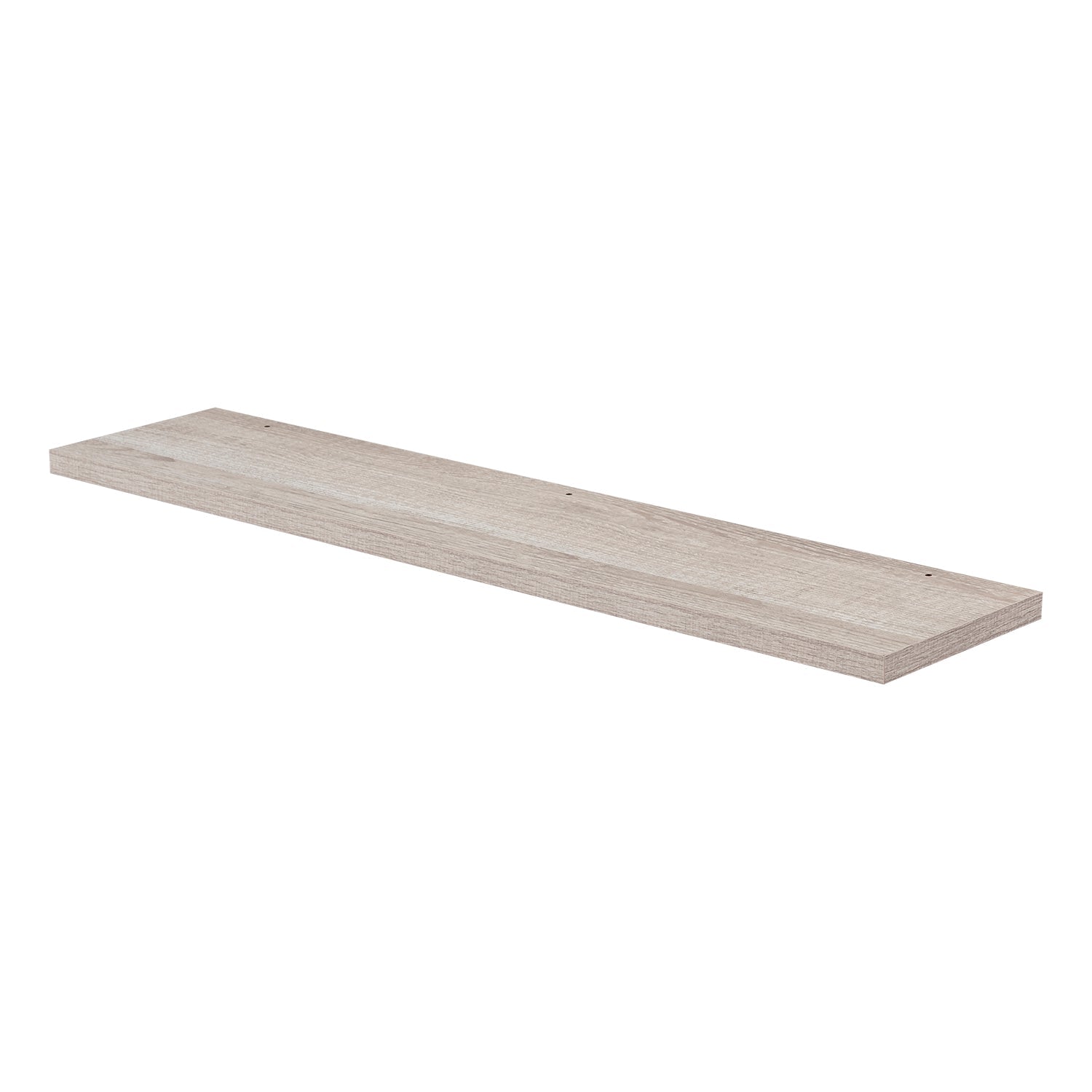 White Wood Finish Wall Mount Mirror Shelf - ZEN Collection by DAX - Perfect for Bathroom, Bedroom & Entryway Decor