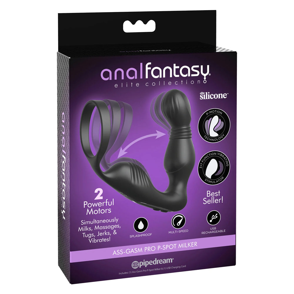 Anal Fantasy Elite Collection - Premium Prostate Massager for Men - Intense P-Spot Stimulation & Pleasure - Perfect for Solo Play & Couples Exploration