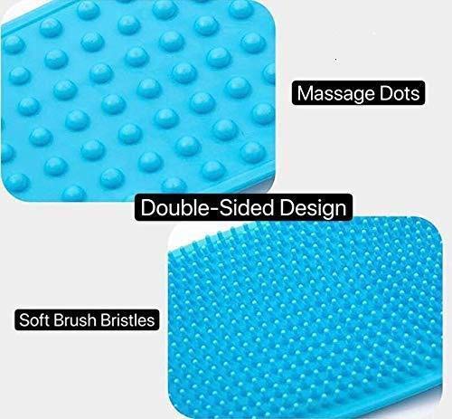 Double Sided Body Back Scrubber - Exfoliating Bath Brush for Deep Skin Cleaning & Massage | Perfect for Shower, Spa & Home Relaxation