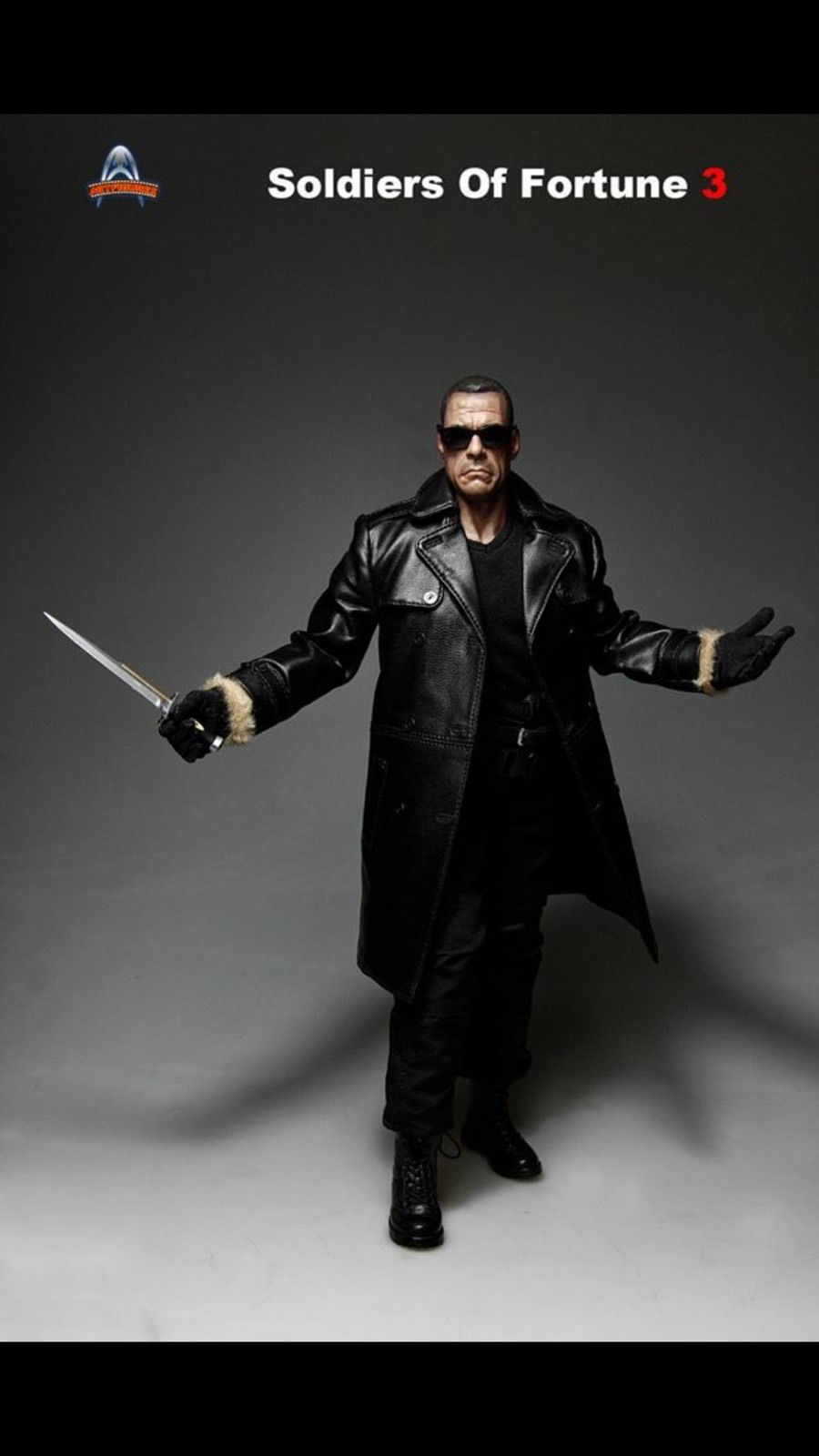 1/6 Scale Jean Claude Van Damme (Jean Vilain) Expendables 2 Action Figure - Soldiers of Fortune 3 Collectible Art Figure for Movie Fans & Display - Perfect for Collectors, Gifts, and Home Decor