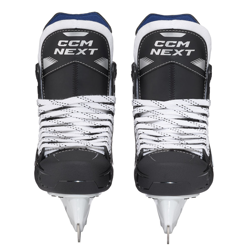 CCM Next Junior Ice Hockey Skates - Youth Hockey Skates for Boys & Girls - Lightweight Performance Skates for Ice Rink & Hockey Training - Perfect for Beginners & Recreational Players