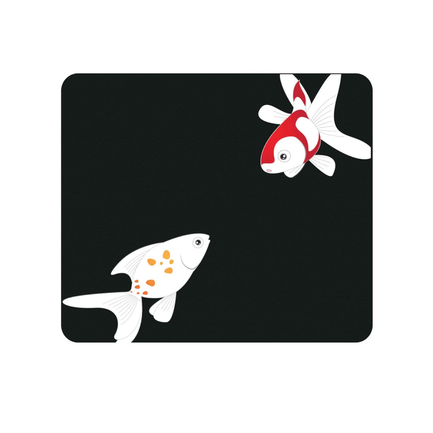 OTM Essentials Artist Series Fabric Mouse Pad - Goldfish Animal Design for Gaming & Office Use | Non-Slip, Smooth Surface for Computers & Laptops | Perfect for Work, Gaming & Home Office Setup