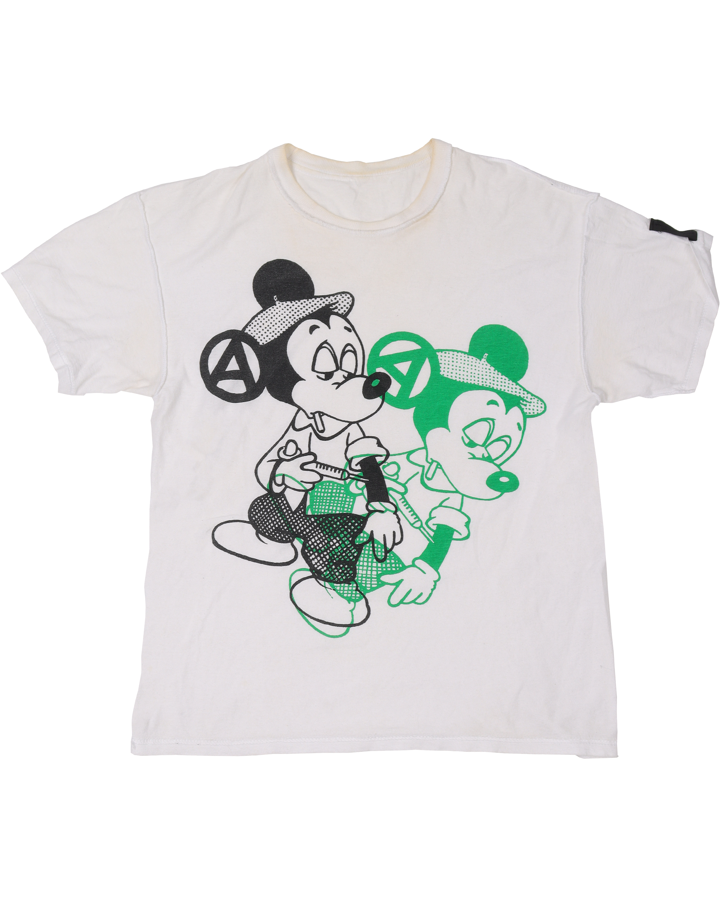 Vintage 1970s Seditionaries Punk Rock Mickey Mouse T-Shirt - Retro Band Tee for Music Lovers & Collectors (Perfect for Concerts, Vintage Shows & Punk Fashion)