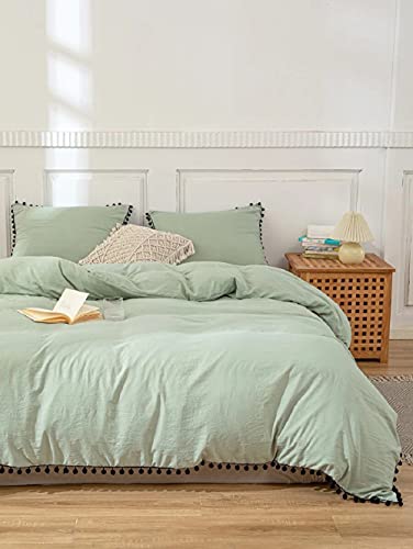 Sage Green and Black