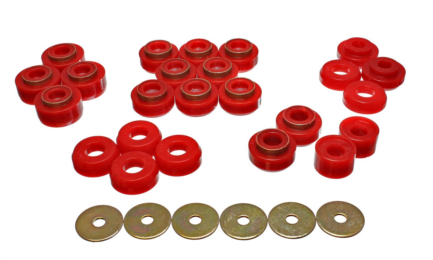 Energy Suspension Body Mount Bushing Set - 3.4145R - High-Performance Polyurethane Bushings for Improved Ride & Handling - Perfect for Off-Road Trucks, SUVs & Jeeps