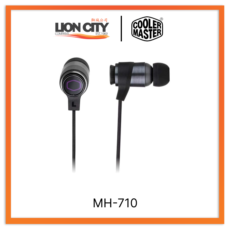 Cooler Master MH710 Gaming Earbuds with Focus FX 2.0 Technology - Noise Isolating In-Ear Headphones for PC, Mobile & Console Gaming (2-Year Warranty) - Perfect for Competitive Gaming, Streaming & Music Listening