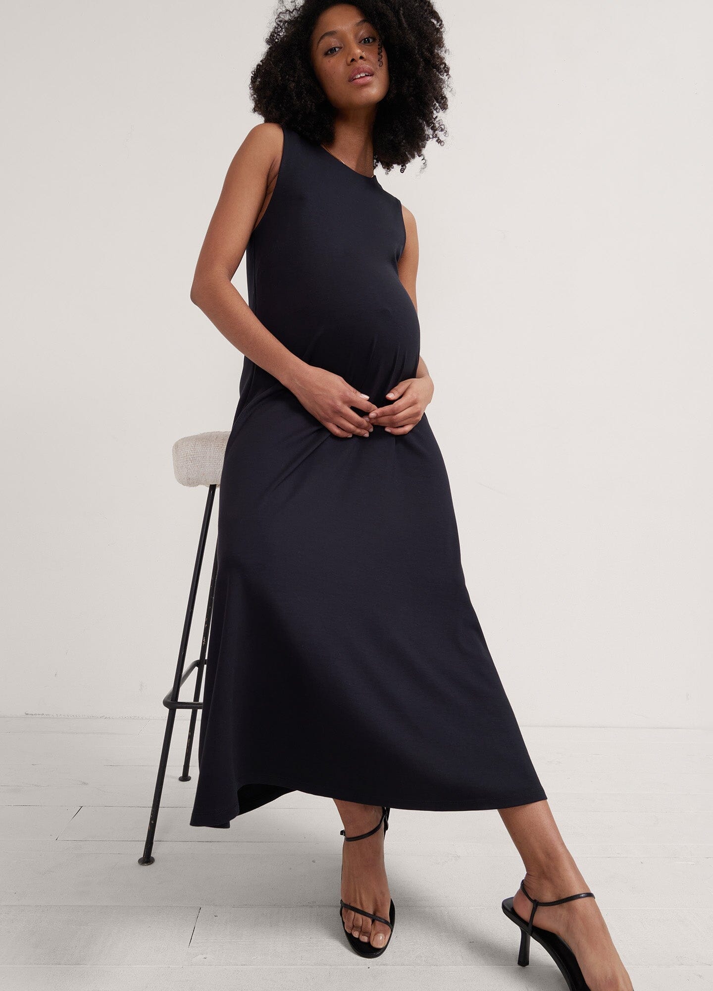The Jamie Dress 3 - Women's Floral Summer Midi Dress with Short Sleeves & Elastic Waist | Perfect for Beach Vacations, Date Nights & Casual Outings
