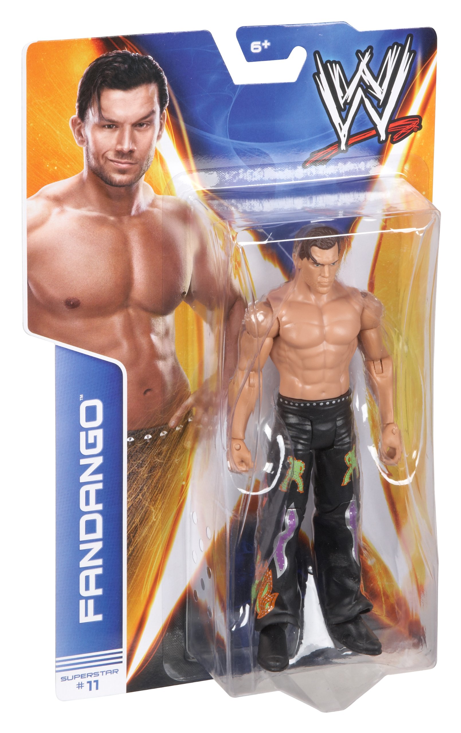 Official WWE Superstar Fandango Action Figure - Collectible Wrestling Toy for Kids & Adults - Perfect for Play, Display & Gifts