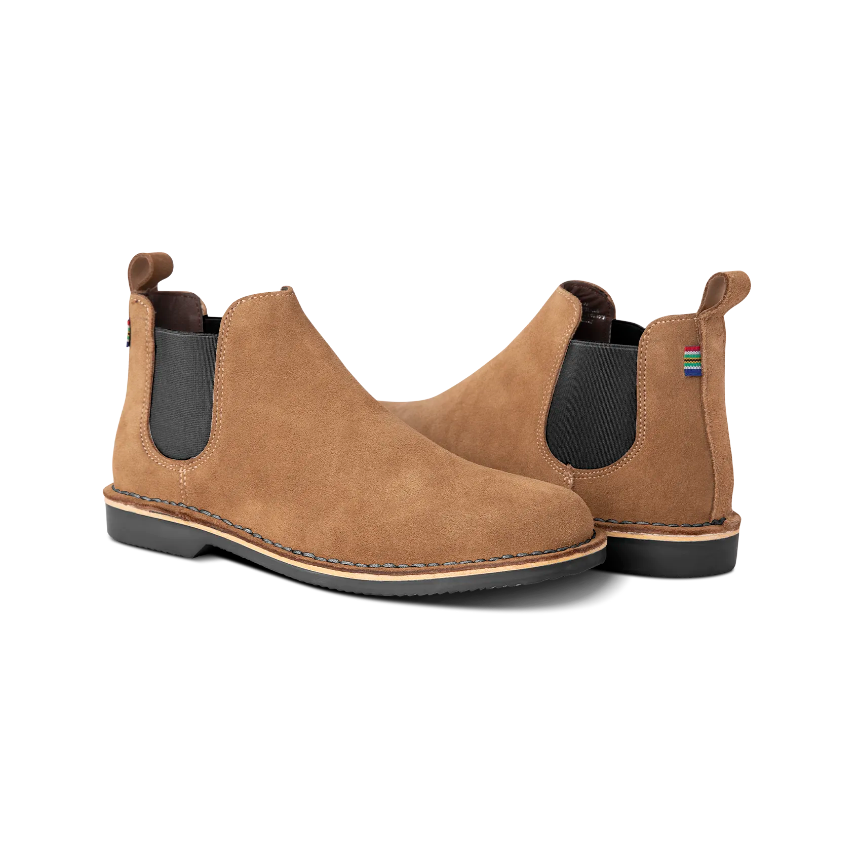 Men's Chelsea Boot Safari Style with Black Sole - Comfortable & Stylish for Outdoor Adventures, Casual Wear & Work