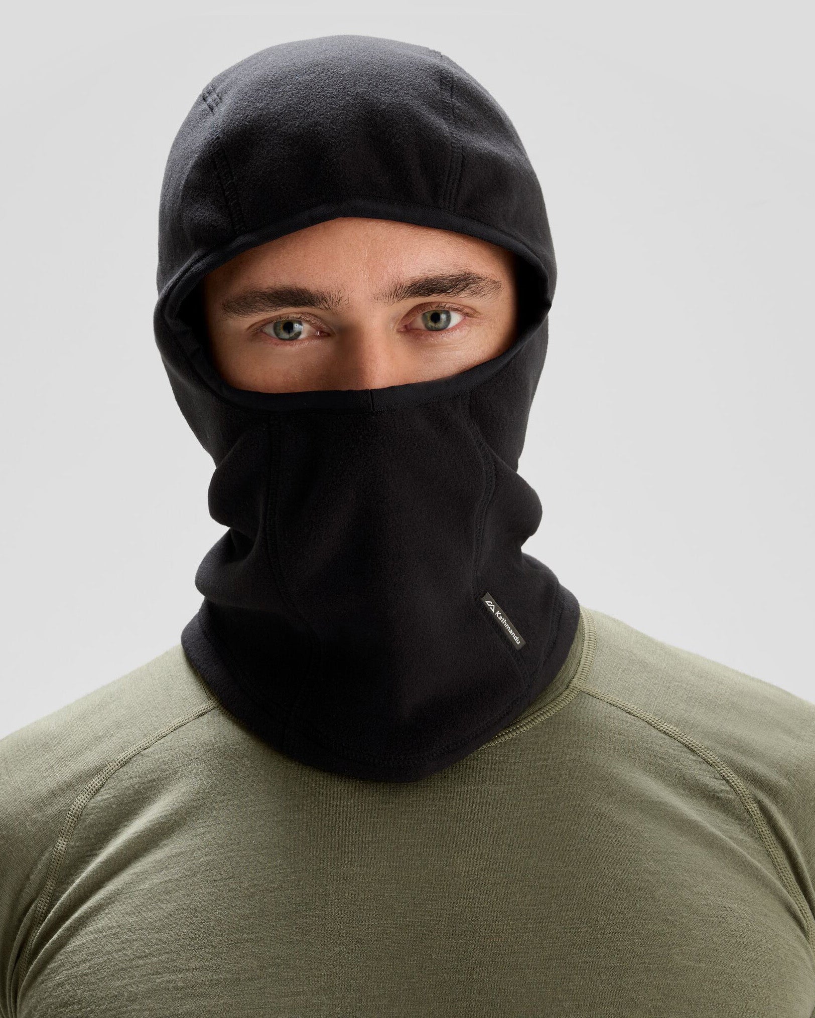 Ridge 100 PrimaLoft® Bio Fleece Balaclava - Black | Winter Face Mask for Skiing, Snowboarding & Outdoor Activities