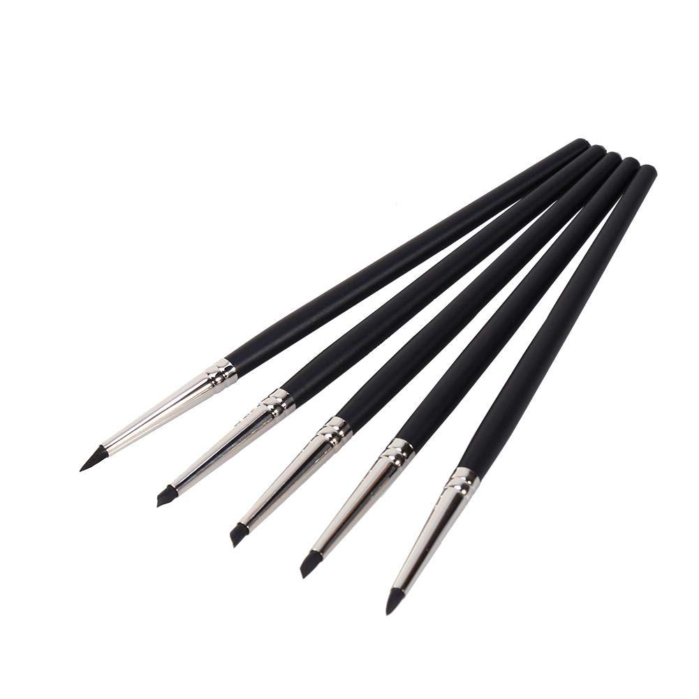 5PCS Silicone Rubber Pens for Polymer Clay Sculpting & Modeling - Professional Pottery Tools Set for Artists & Crafters - Perfect for DIY Jewelry Making, Ceramic Sculptures & Pottery Projects