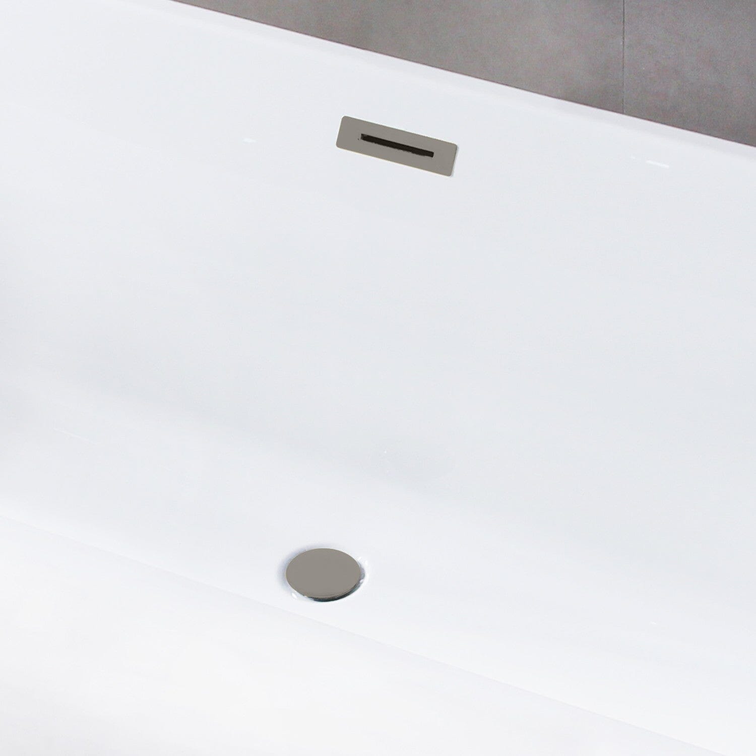 Aqua Eden 51 Inch Acrylic Rectangular Freestanding Bathtub - Double Ended Soaking Tub with Drain - Perfect for Luxury Bathrooms & Spa Retreats