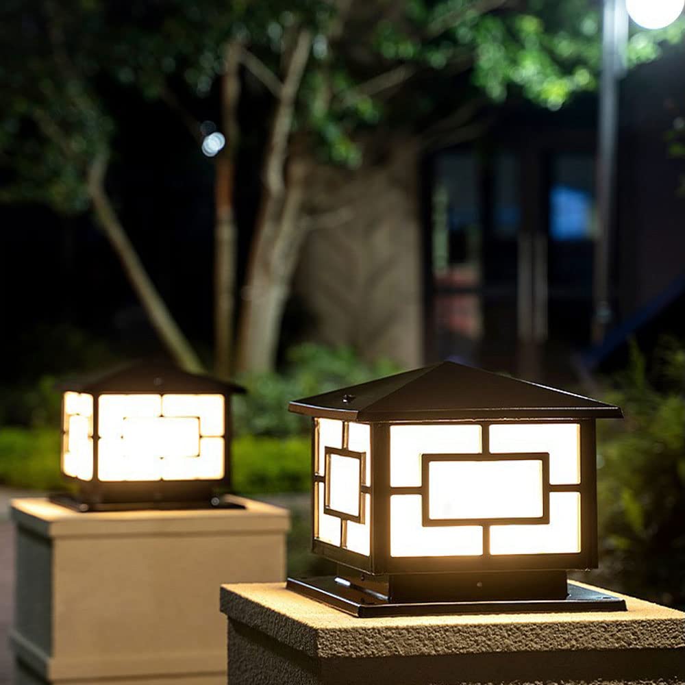 Waterproof Aluminum Pillar Lights Outdoor - IP65 Rustproof for Fence & Landscape