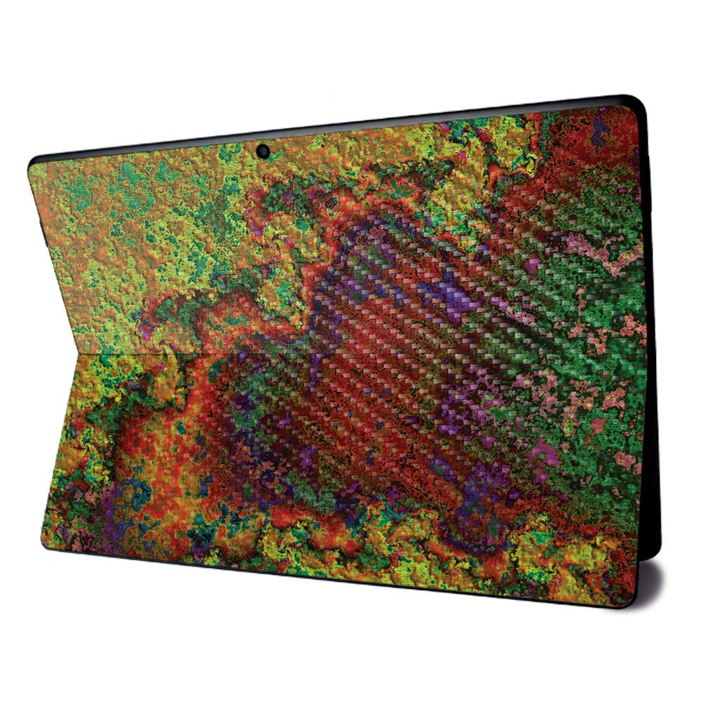 Carbon Fiber Skin for Microsoft Surface Pro X - Rust Finish | Durable & Easy to Apply | for Work & Travel