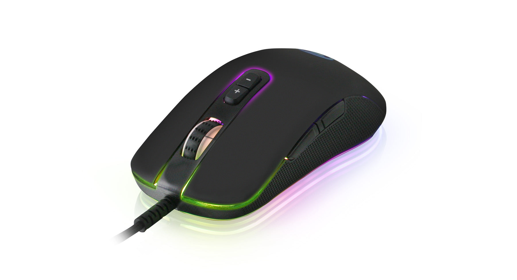 Kaliber Gaming KORONA KORE Compact RGB Mechanical Gaming Keyboard and Mouse Combo - Wired USB Ergonomic for PC, Mac, PS4, Xbox - Perfect for FPS, MOBA, Esports & Office Work