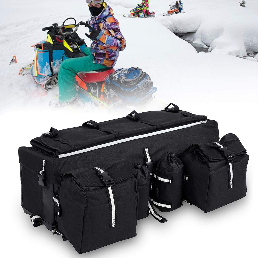 ATV Storage Rack - Heavy Duty Rear Cargo Carrier for ATV, UTV & Snowmobile | Travel Gear & Luggage Organizer | Perfect for Off-Road Adventures & Camping Trips