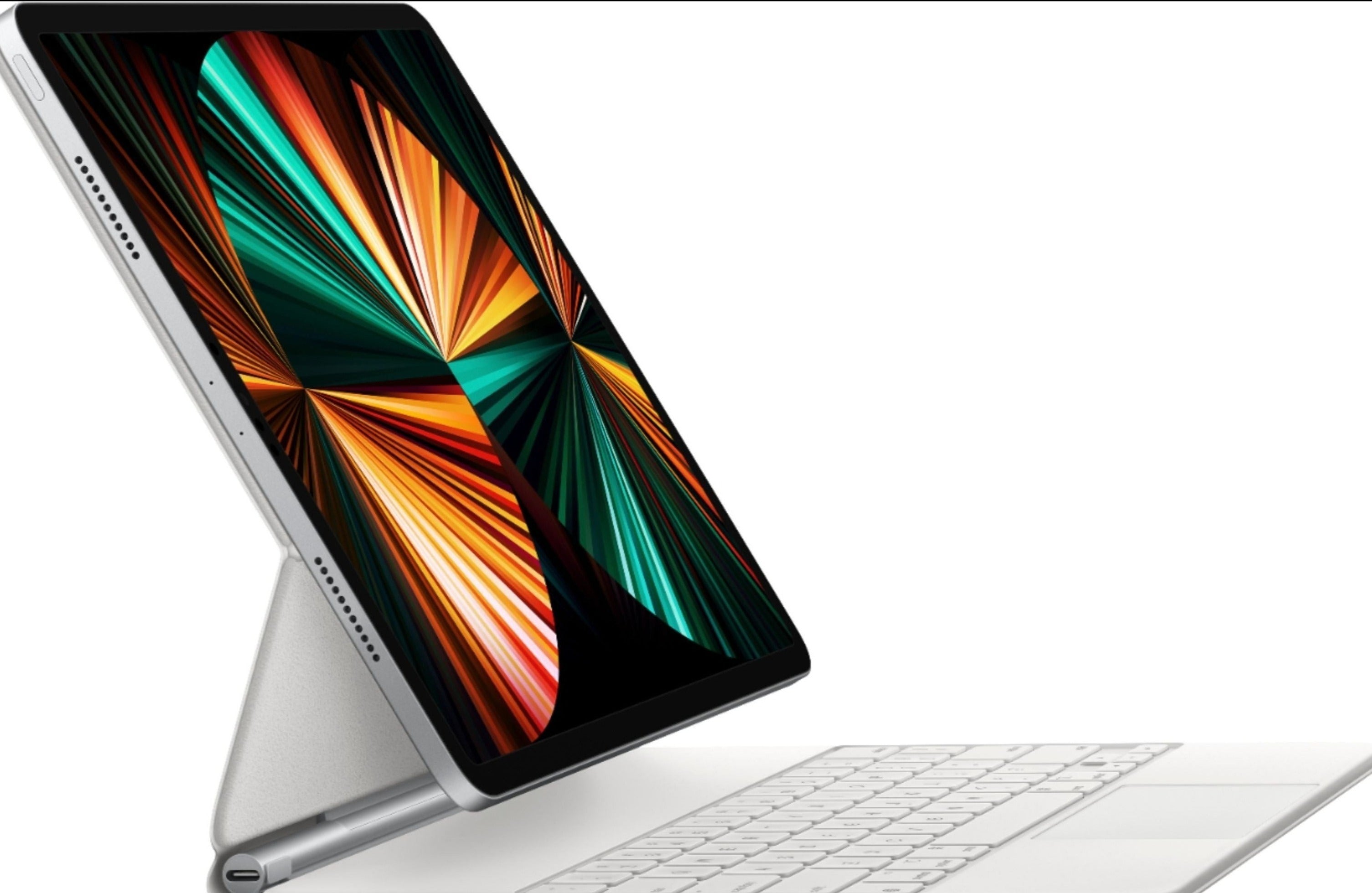 Apple Magic Keyboard for iPad Pro 12.9-inch (5th Gen) - MJQL3LL/A - Slim Wireless Keyboard with Trackpad - Compatible with iPad Pro 12.9 (2021 & Later) - Perfect for Work, Travel & Creative Projects