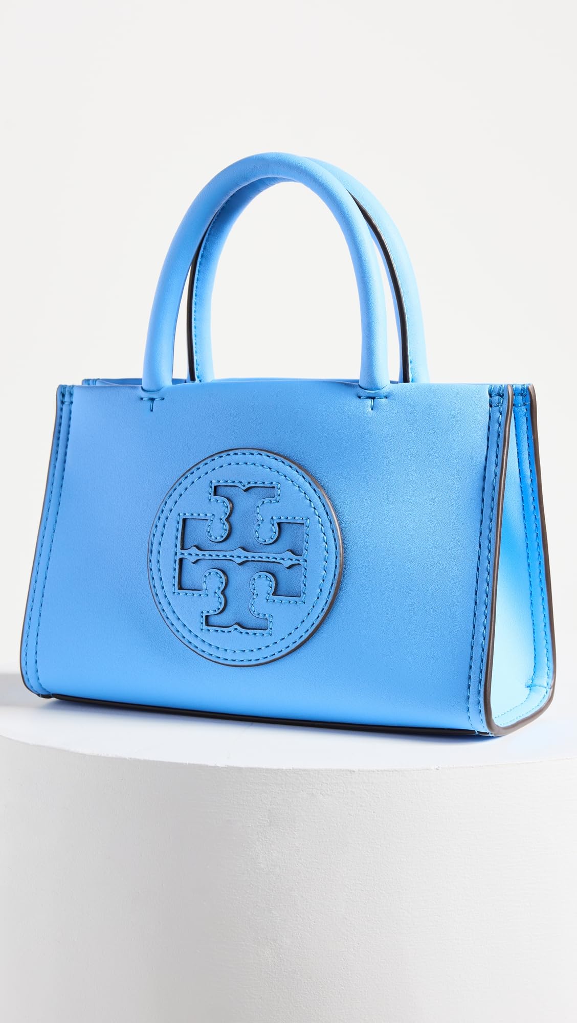 Tory Burch Women's Mini Ella Bio Tote Bag - Stylish Vegan Leather Crossbody Purse for Work, Travel & Everyday Use